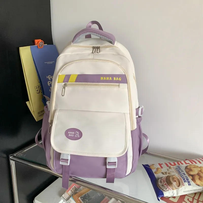 Yalu Nylon Backpack Unisex Multicolor-7