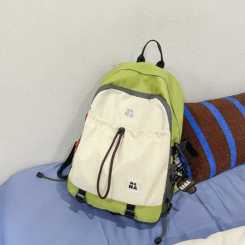 Yalu Nylon Backpack Unisex Multicolor-5
