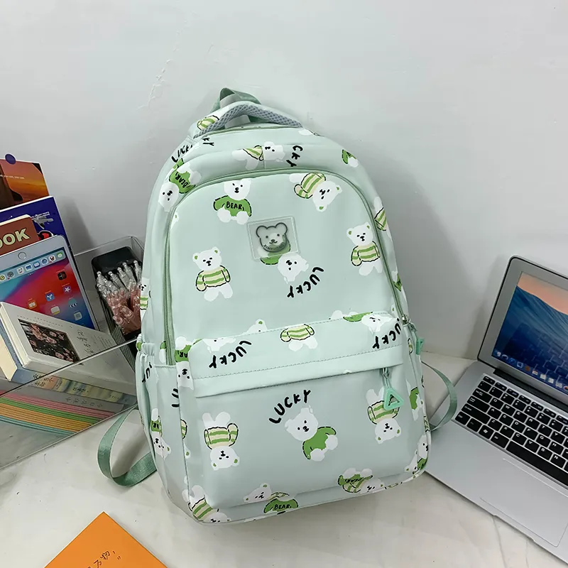 Yalu Nylon Backpack Unisex Multicolor-2