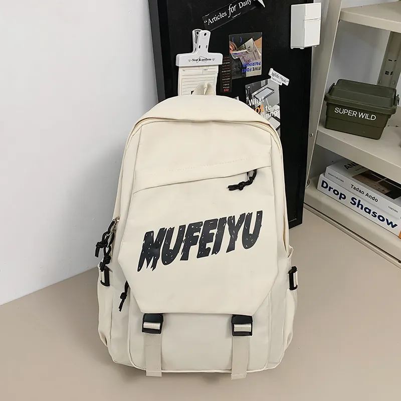 Yalu Nylon Backpack Unisex Multicolor-3