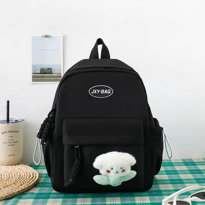 Yalu Nylon Backpack Regular Unisex Multicolor-9