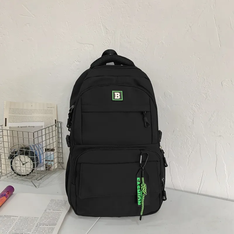 Yalu Nylon Backpack Unisex Multicolor-5