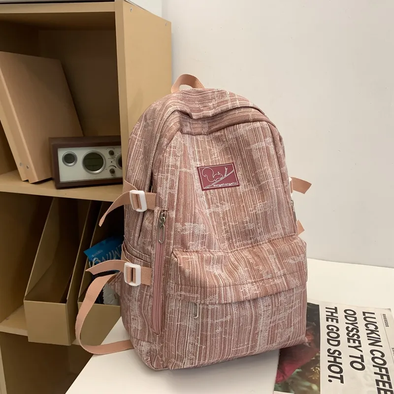 Yalu Nylon Backpack Unisex Multicolor-10