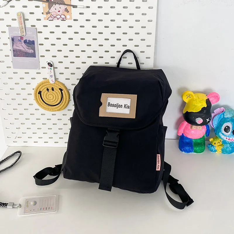 Yalu Nylon Backpack Unisex Multicolor-11