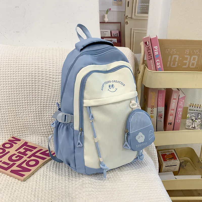 Yalu Nylon Backpack Unisex Multicolor-2