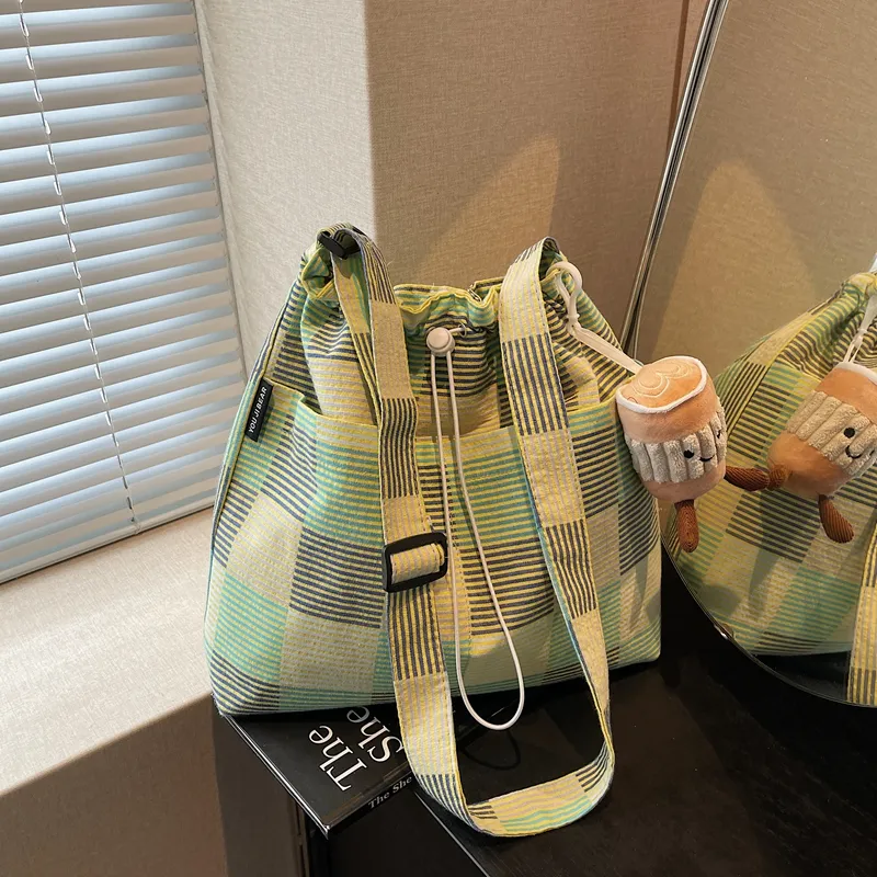 Yalu Canvas Bag, Shoulder Bag Unisex Multicolor-1