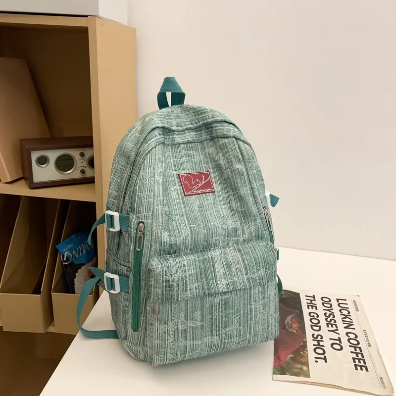 Yalu Nylon Backpack Unisex Multicolor-7