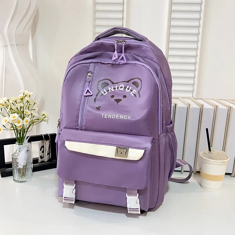 Yalu Nylon Backpack Unisex Multicolor-8
