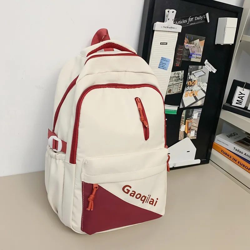 Yalu Nylon Backpack Unisex Multicolor-5