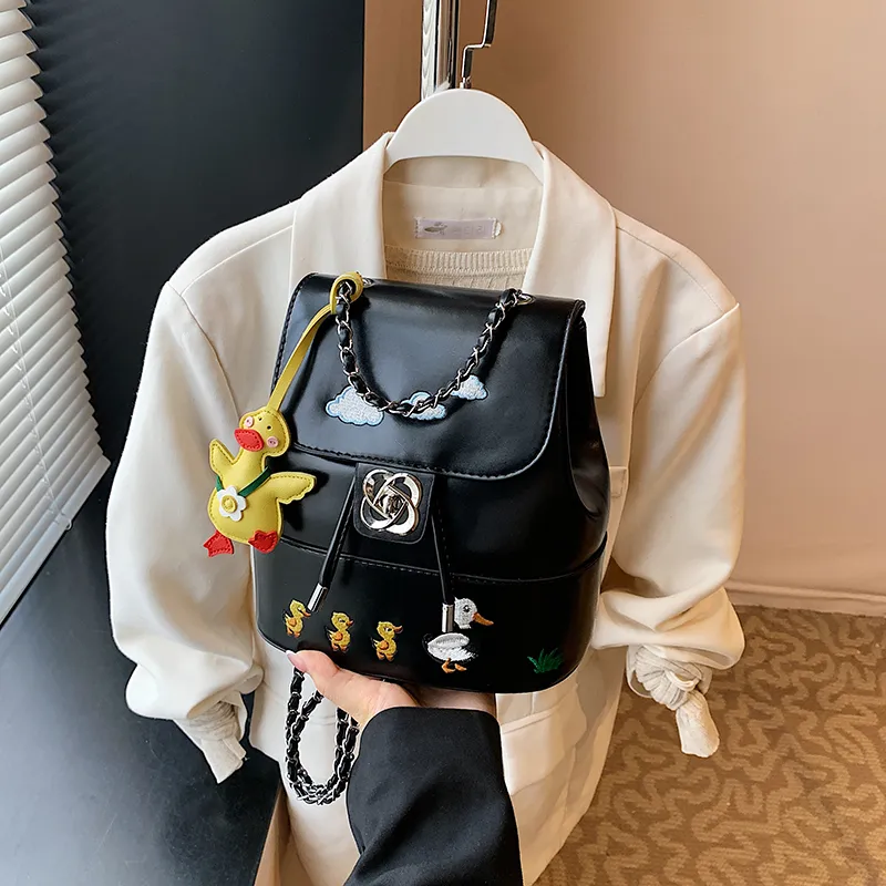 Yalu PU Backpack Unisex Multicolor-4
