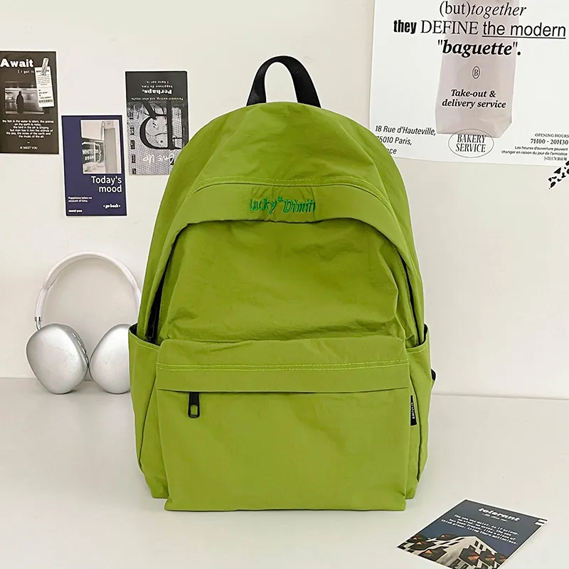 Yalu Nylon Backpack Unisex Multicolor-5