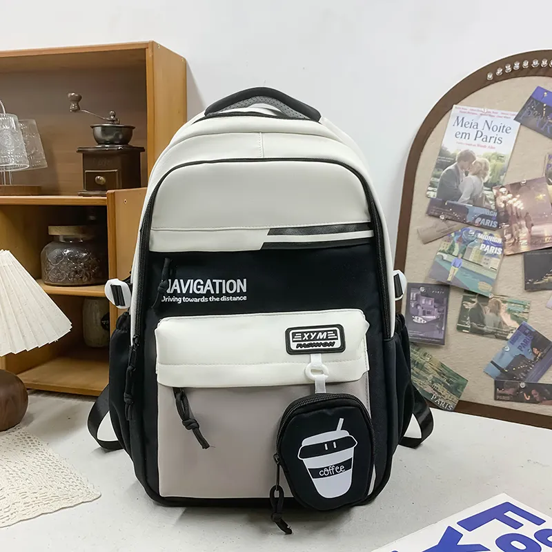 Yalu Nylon Backpack Unisex Multicolor-13