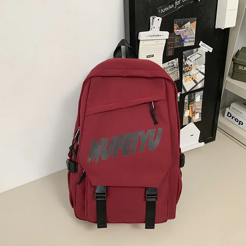 Yalu Nylon Backpack Unisex Multicolor-5