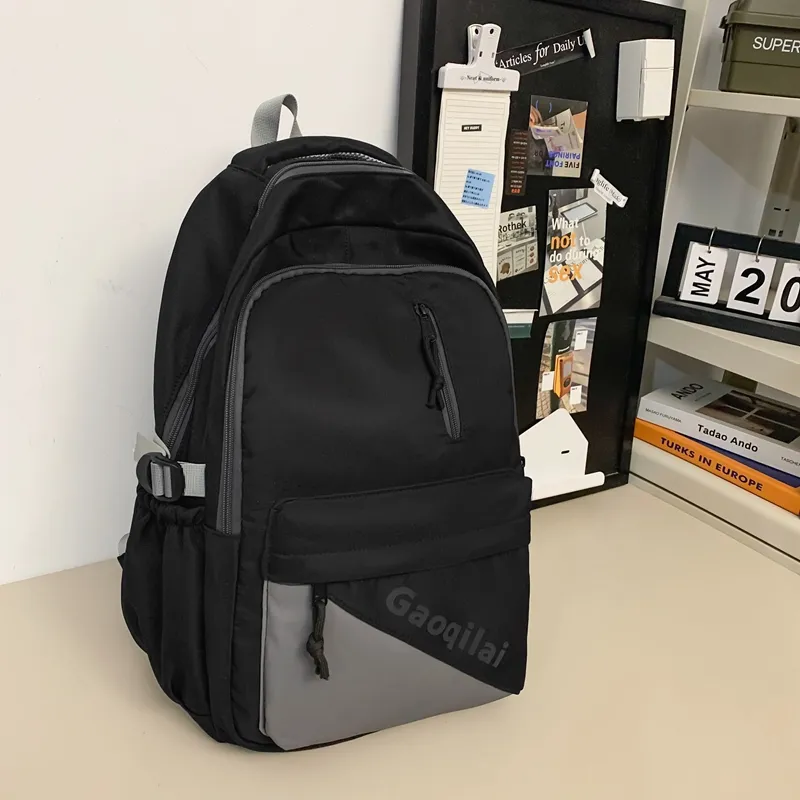Yalu Nylon Backpack Unisex Multicolor-11