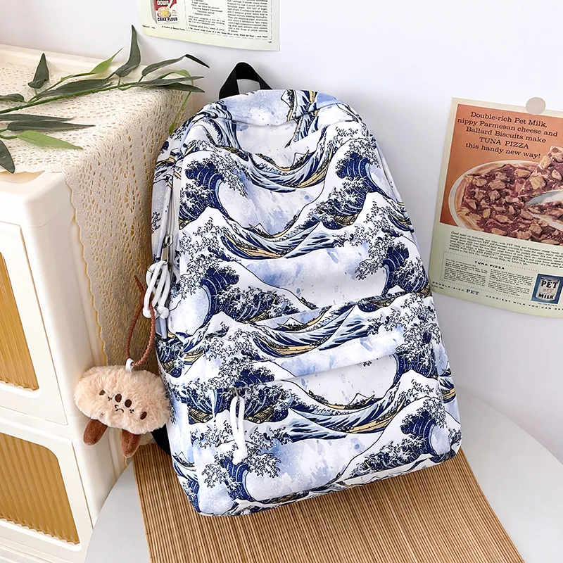 Yalu Nylon Backpack Unisex Multicolor-2