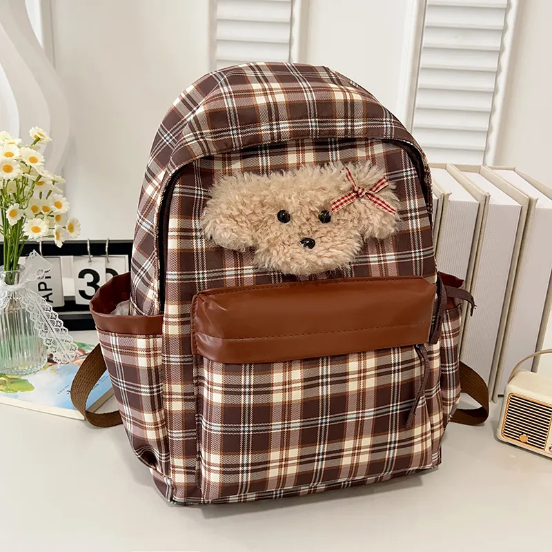 Yalu Nylon Backpack Unisex Multicolor-8