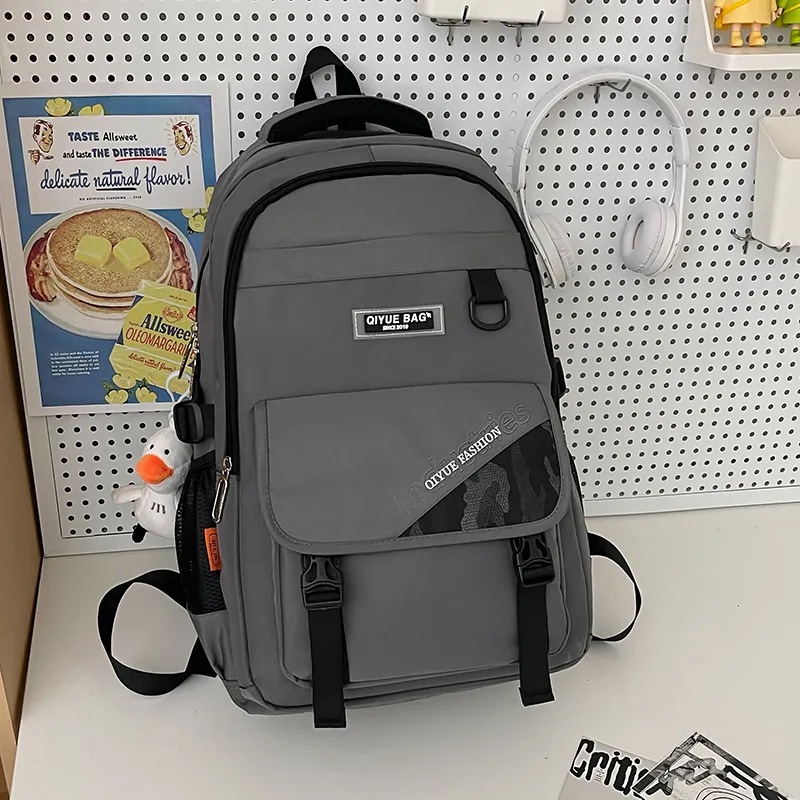 Yalu Nylon Backpack Regular Unisex Multicolor-5