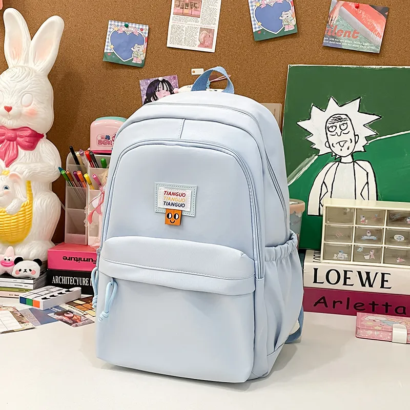 Yalu Nylon Backpack Unisex Multicolor-11