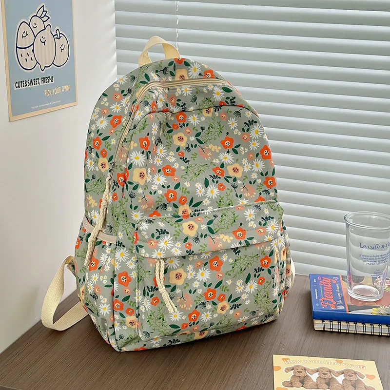 Yalu Nylon Backpack Women's Multicolor-2
