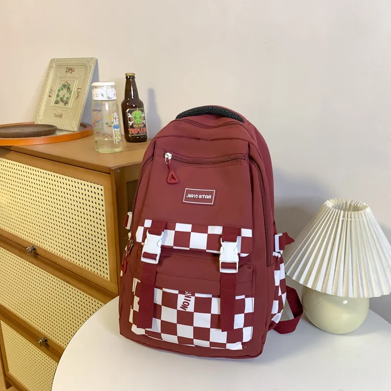 Yalu Nylon Backpack Unisex Multicolor-11