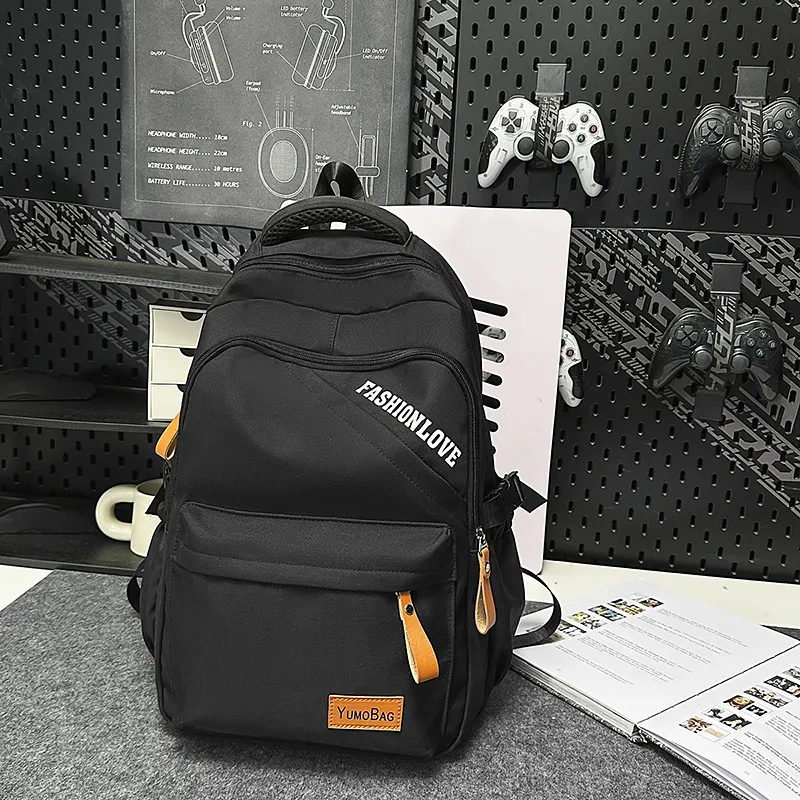 Yalu Nylon Backpack Regular Unisex Multicolor-2