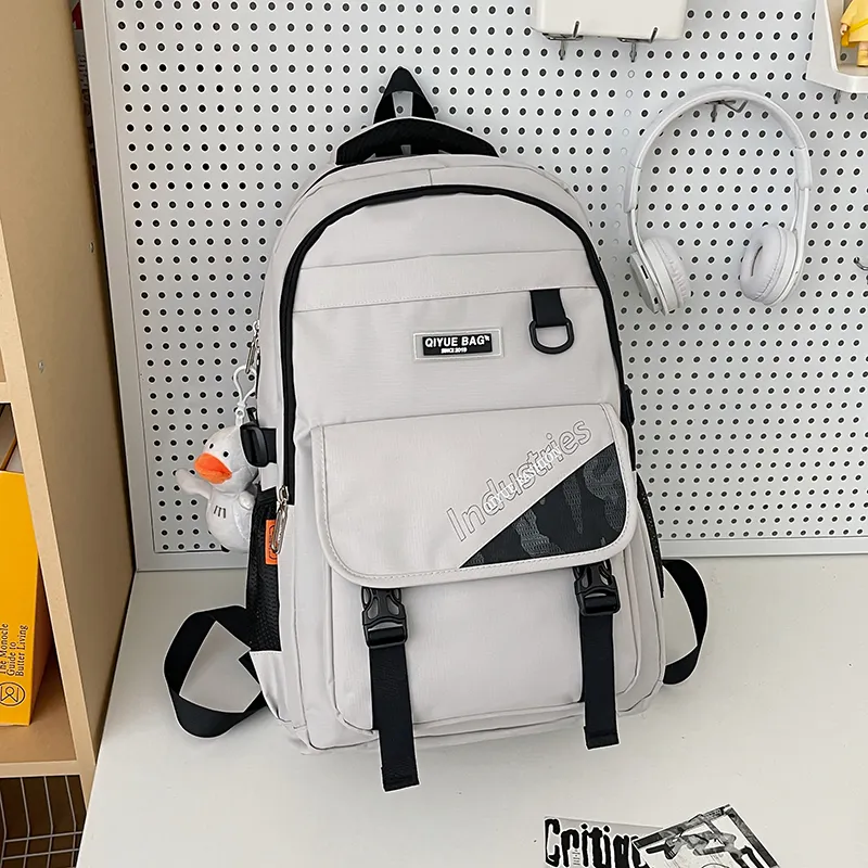 Yalu Nylon Backpack Regular Unisex Multicolor-2