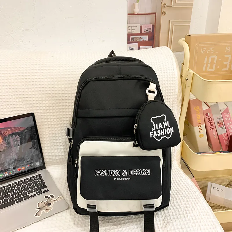 Yalu Nylon Backpack Unisex Multicolor-11
