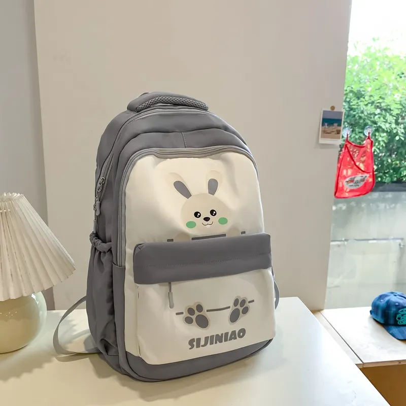 Yalu Nylon Backpack Regular Unisex Multicolor-10