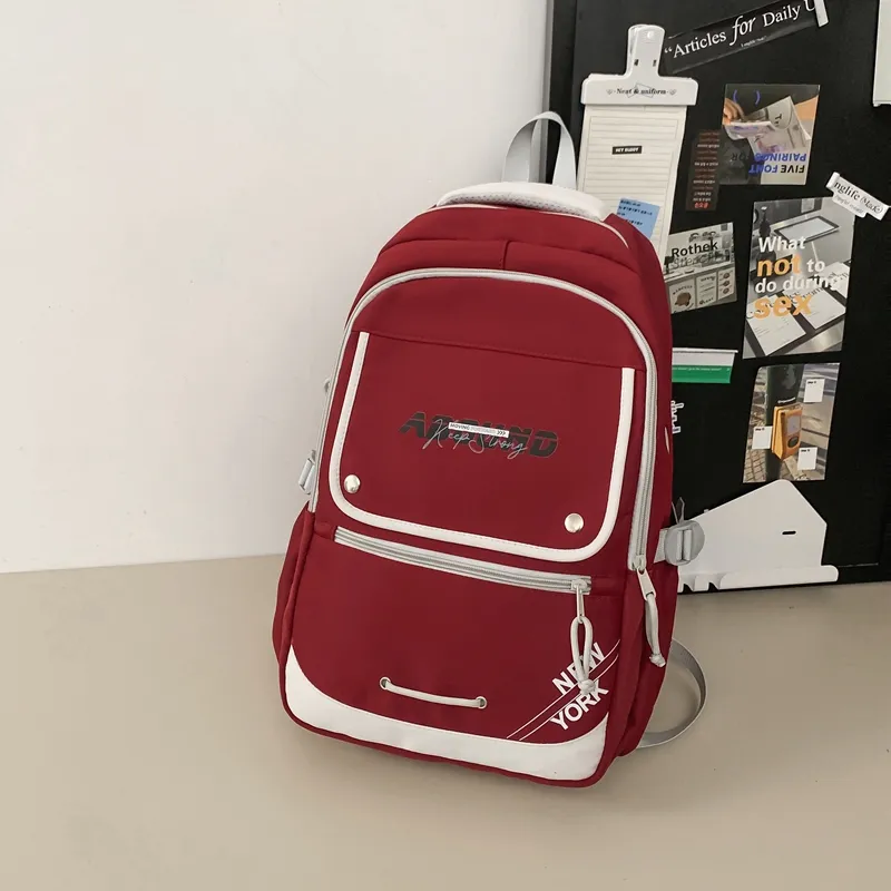 Yalu Nylon Backpack Regular Unisex Multicolor-3
