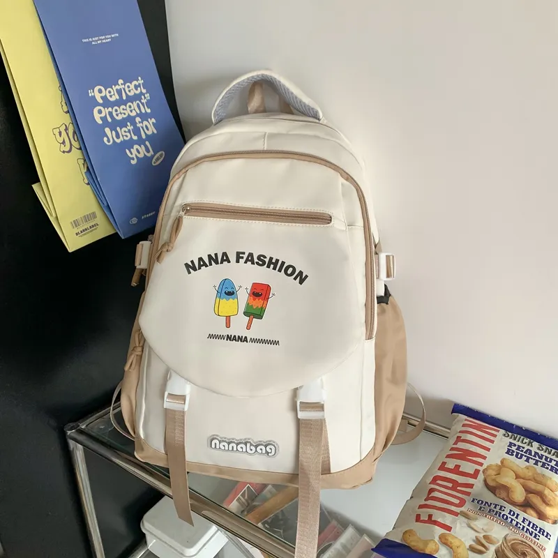 Yalu Nylon Backpack Unisex Multicolor-11