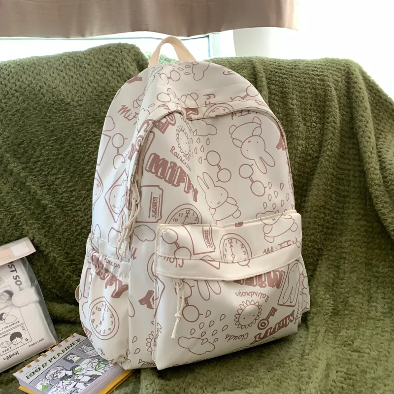 Yalu Nylon Backpack Unisex Multicolor-1