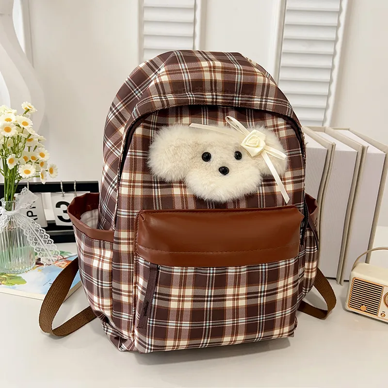 Yalu Nylon Backpack Unisex Multicolor-4
