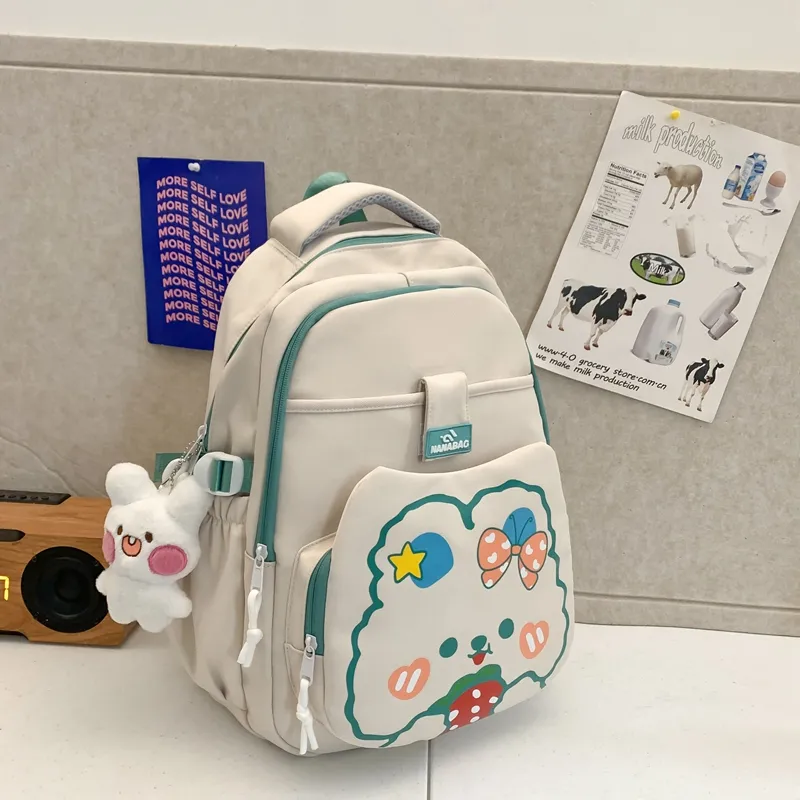 Yalu Nylon Backpack Unisex Multicolor-10