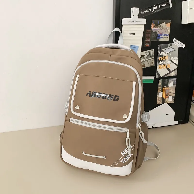 Yalu Nylon Backpack Regular Unisex Multicolor-9