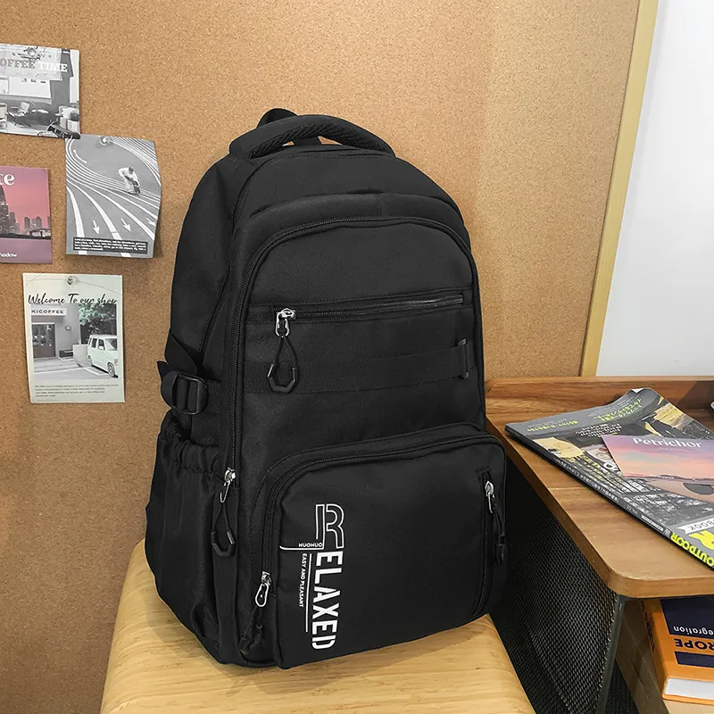Yalu Nylon Backpack Regular Unisex Multicolor-10