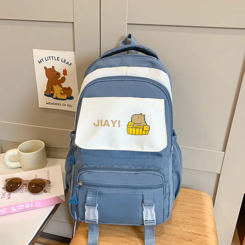 Yalu Nylon Backpack Unisex Multicolor-2