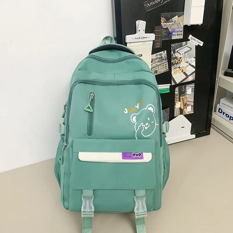 Yalu Nylon Backpack Unisex Multicolor-4