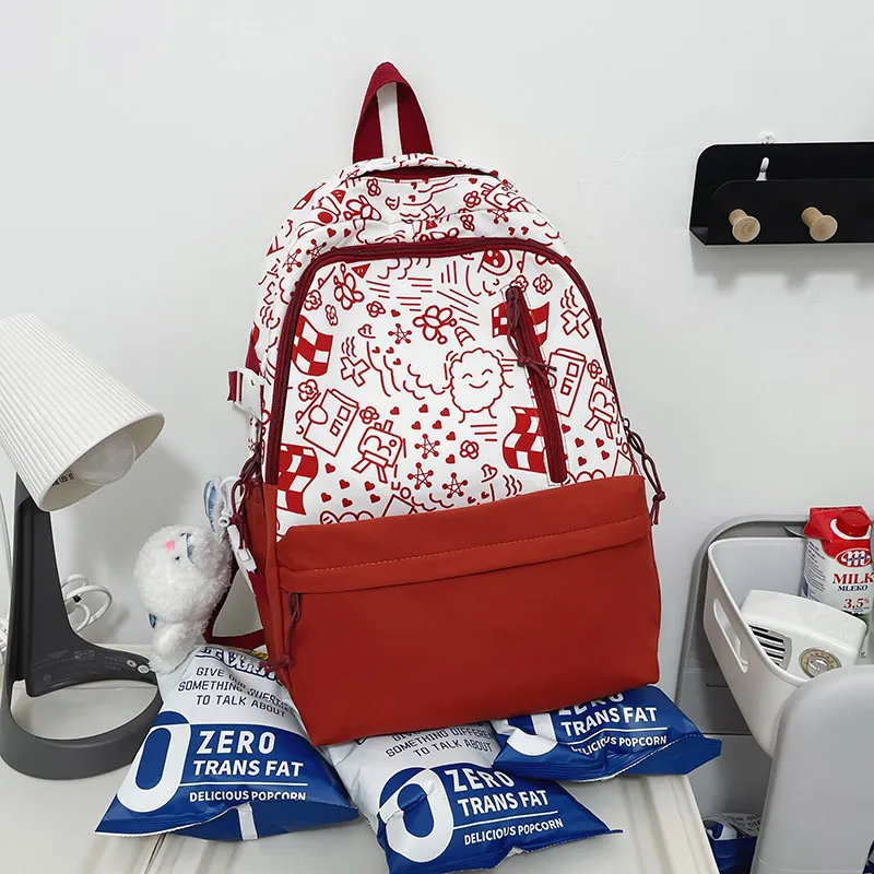 Yalu Nylon Backpack Unisex Multicolor-7