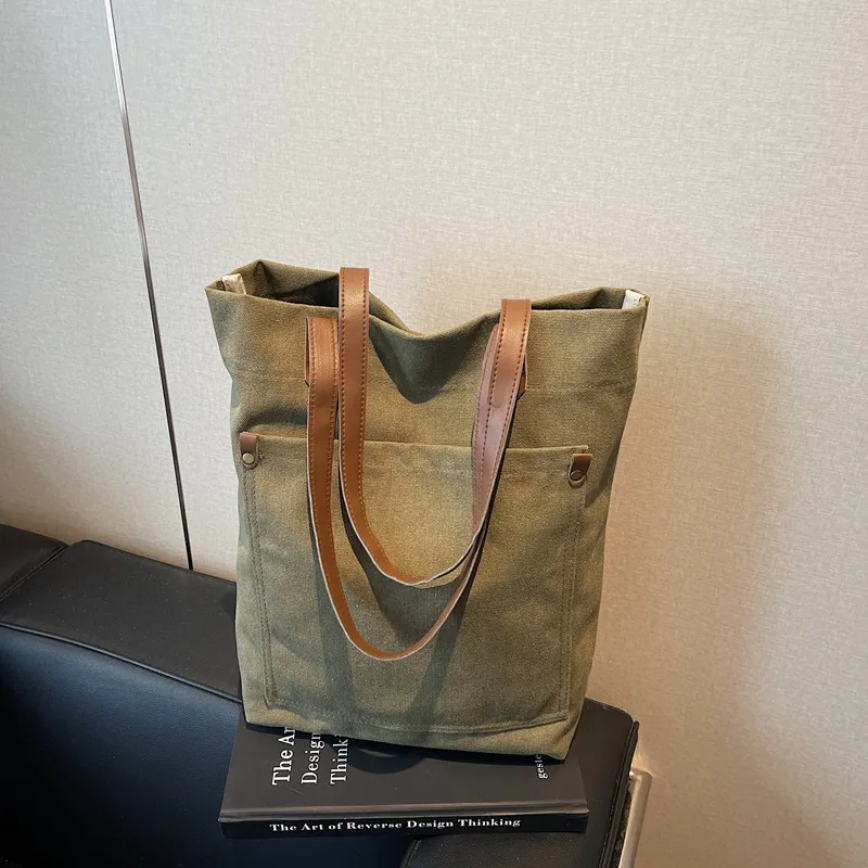 Yalu Canvas Bag, Tote Bag, Shoulder Bag Unisex Multicolor-14