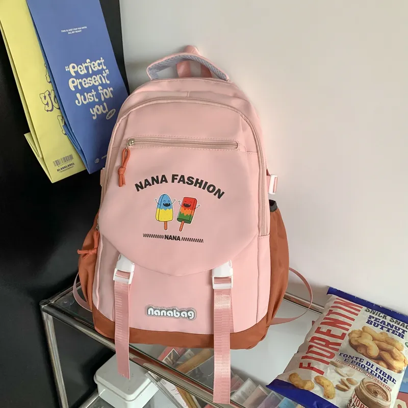 Yalu Nylon Backpack Unisex Multicolor-8