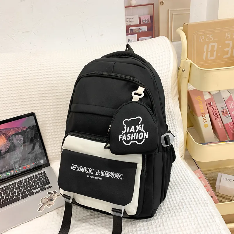 Yalu Nylon Backpack Unisex Multicolor-10