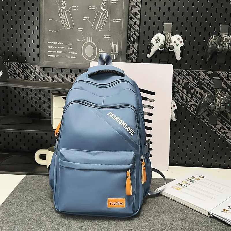 Yalu Nylon Backpack Regular Unisex Multicolor-10