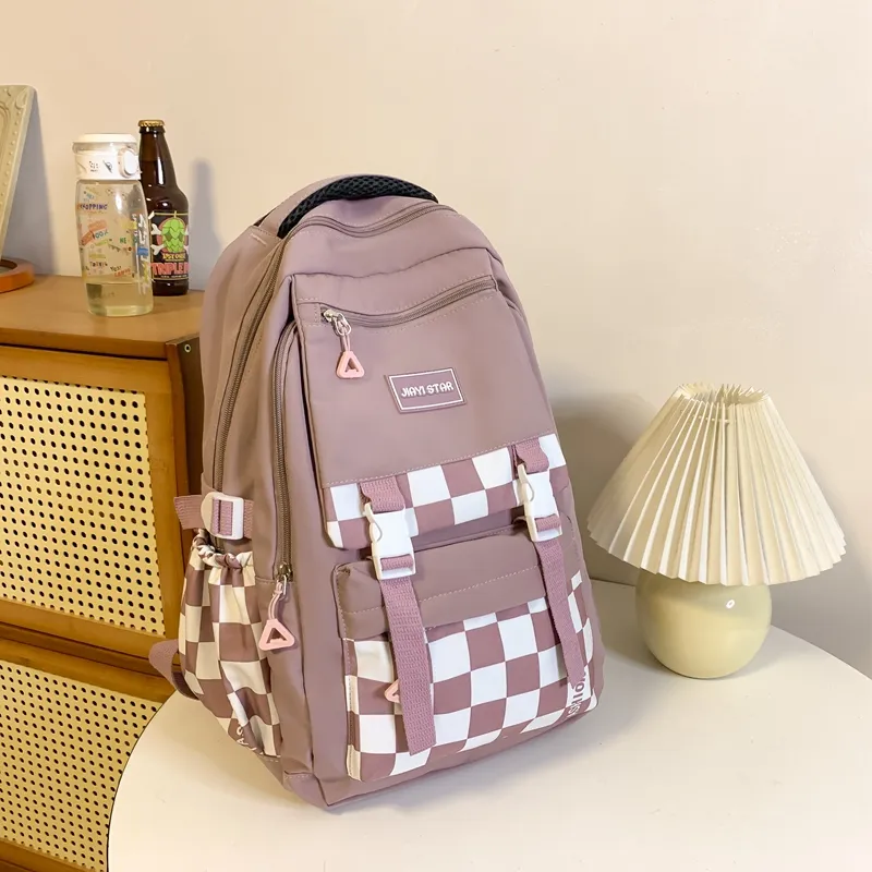 Yalu Nylon Backpack Unisex Multicolor-7