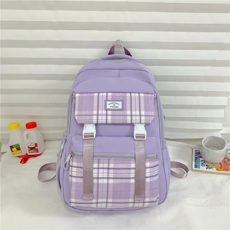 Yalu Nylon Backpack Women's Multicolor-16