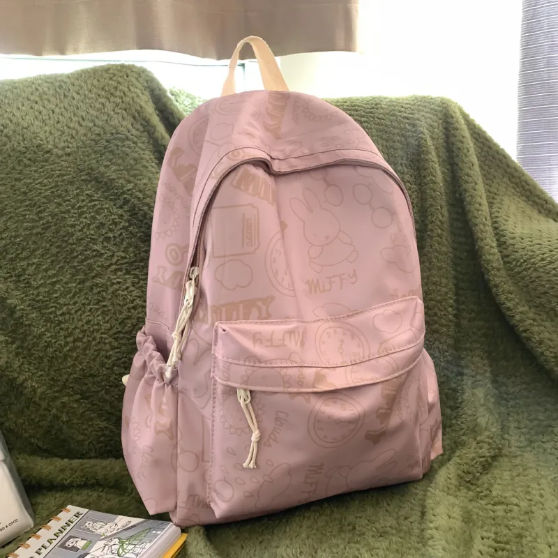 Yalu Nylon Backpack Unisex Multicolor-10