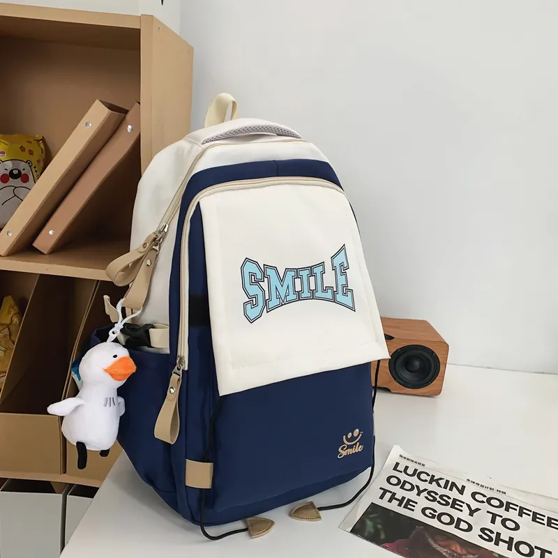 Yalu Nylon Backpack Unisex Multicolor-3