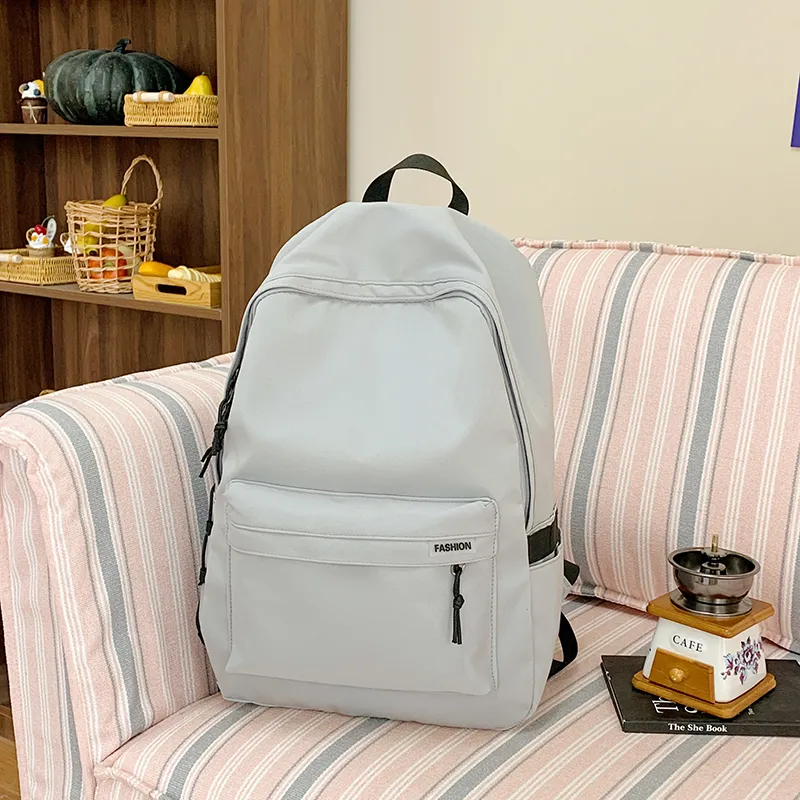 Yalu Nylon Fabric Backpack Unisex Multicolor-8