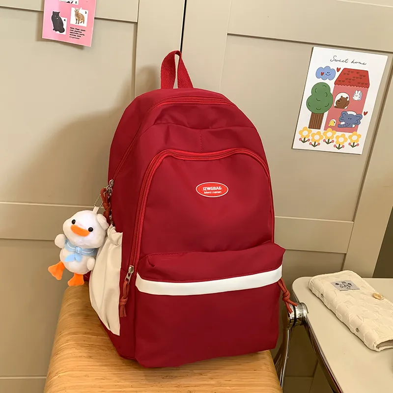 Yalu Nylon Backpack Unisex Multicolor-4