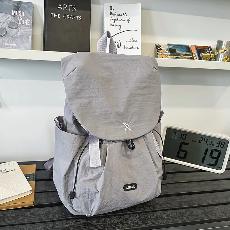 Yalu Nylon Backpack Unisex Multicolor-5