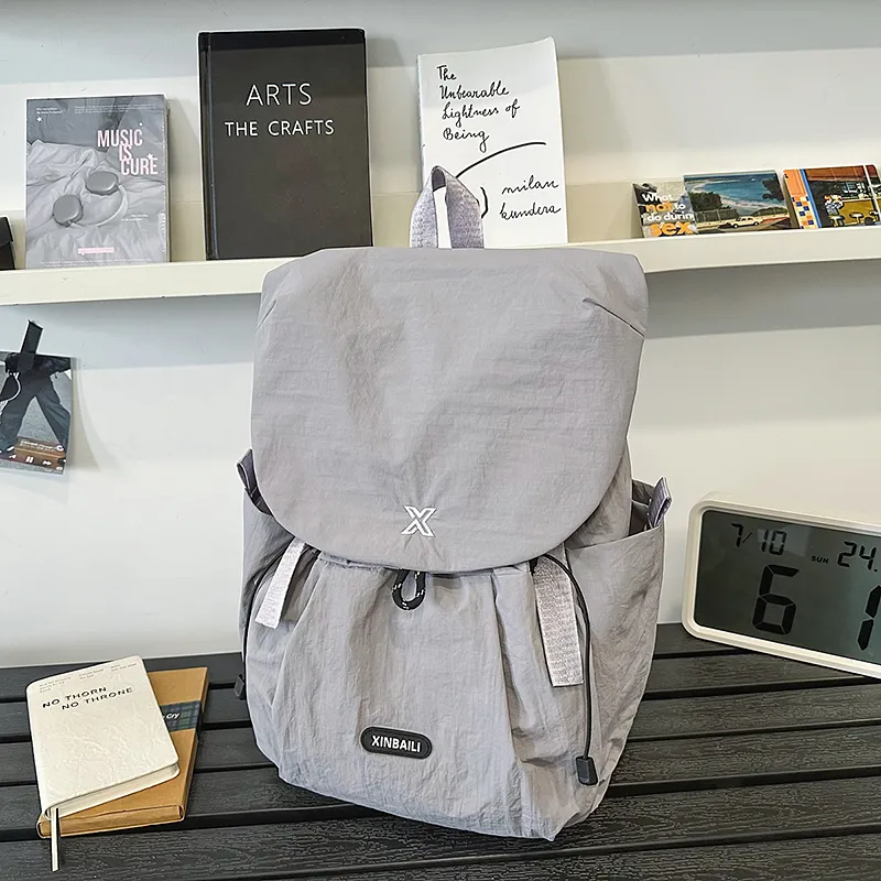 Yalu Nylon Backpack Unisex Multicolor-4